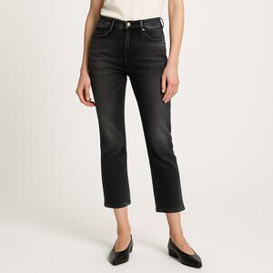 Citizens of Humanity cropped slim fit denim Premium Vintage Elsa jeans 28 black